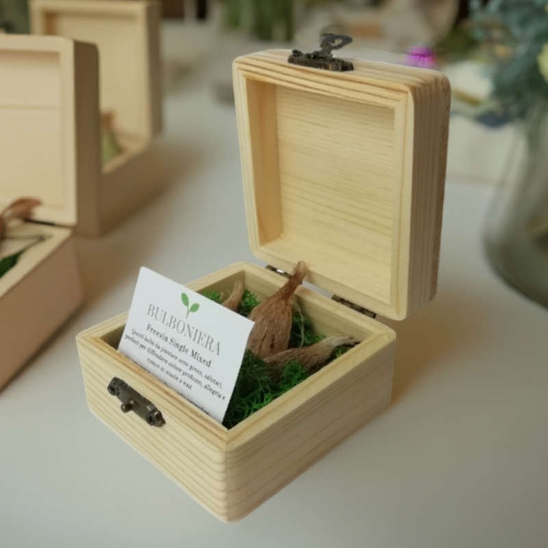 Bomboniera originale bulboniera in scatolina personalizzata