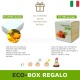 confezione scatola regalo eco-box sapone calendula e pianta calendula