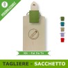 Kit tagliere personalizzato 32 cm - sacchetto portaconfetti