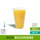 Eco-bicchiere PLA 480ml ecologico biodegradabile compostabile