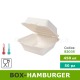 Eco-box contenitore hamburger patatine da 450ml biodegradabile compostabile