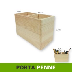 Dimensioni porta penne organizer da scrivania in legno per idea regalo