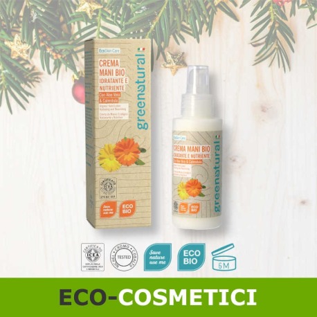 Crema mani bio idratante e nutriente - aloe vera e calendula idea regalo natale