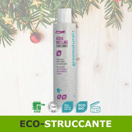 Acqua micellare struccante per viso-occhi-labbra idea regalo natale per lei