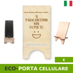 Porta-smartphone ecologico con frase simpatica idea regalo per natale