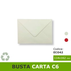 Busta di carta colorata 114x162 mm per biglietti-cartoline-lettere A6 green