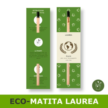 Bomboniera Ecologica Matita semi Nontiscordardime Sprout - Confetti &  Bomboniere