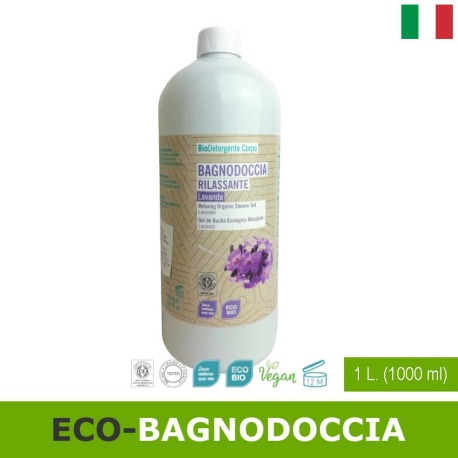 Bagnodoccia rilassante alla lavanda ecologico in confezione risparmio