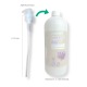 dispenser-dosatore da 23 cm per sapone ricarica bagnodoccia