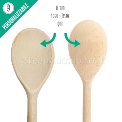 Eco-mestolo di legno personalizzabile