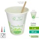 bicchiere acqua-vino monouso 7oz ca.200cc biodegradabile-compostabile