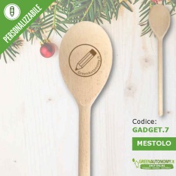 Eco-mestolo cucchiaio di legno da personalizzare per gadgets-regali