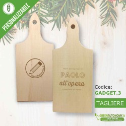 Eco-gadget tagliere personalizzato di legno