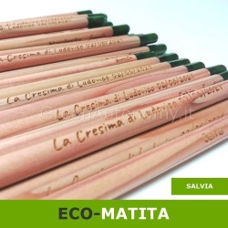 idea regalo sprout salvia matita personalizzata per cresima