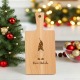 Tagliere personalizzato con gnomo regalo originale di natale per lei-lui