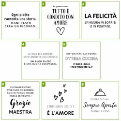 Modelli tagliere tondo in legno con frase. Idea regalo per lui, lei