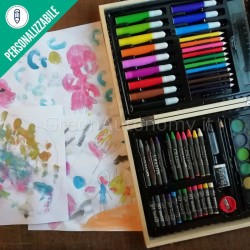 Valigetta disegno personalizzabile idea regalo per bambini-bambine