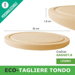 Misure eco-tagliere di legno personalizzato