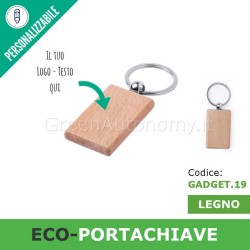 Gadget portachiave personalizzato in legno per uomo-donna-moto-auto