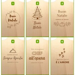 incisioni eco-tagliere personalizzato top tra le idee regalo natale