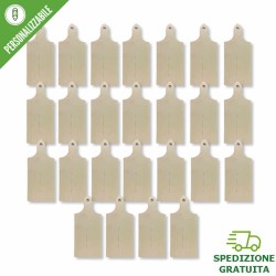 Kit 25 taglieri di legno per bomboniera da personalizzare con spedizione gratuita