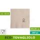 Eco-tovagliolo 20x20 biodegradabile Ecolabel
