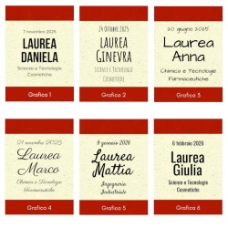 grafica bomboniera laurea ecologica con saponetta profumata e carta piantabile