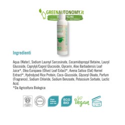 ingredienti bagnodoccia rigenerante aloe & olivo cosmesi ecobio naturale
