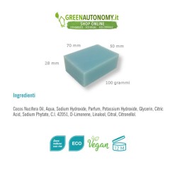 ingredienti e dimensioni sapone naturale struccante artigianale ecobio