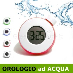 Orologio rosso idee regalo ad acqua