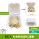 Eco-box contenitore hamburger, doggy bag