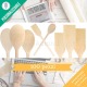 Kit 100 utensili cucina da personalizzare per bomboniere