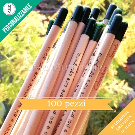 Kit 100 matite da piantare Sprout per bomboniere matrimonio fai da te