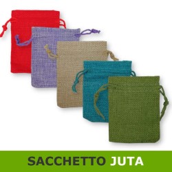 Sacchetto juta piccolo 7x9 cm sintetica