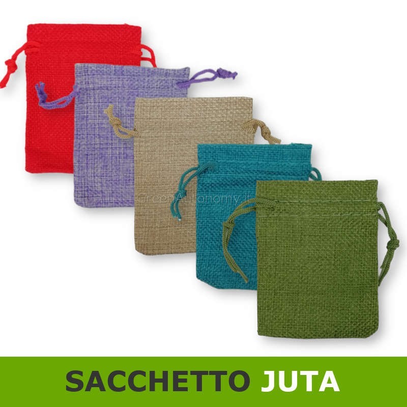Sacchetto juta piccolo 7x9 cm sintetica