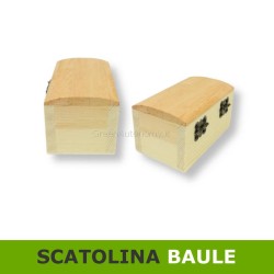 Scatolina baule bomboniera portaconfetti-portacaramelle anelli e segnaposto