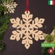 Eco-decorazione fiocco di neve per albero di Natale