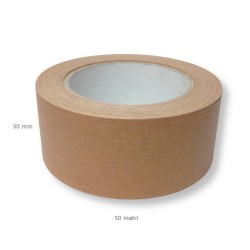 Nastro da pacchi in carta kraft ecologico 50mm per 50metri