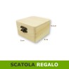 Scatolina regalo di legno per gadget regali e bomboniere
