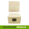 Scatolina di legno portaconfetti portagioie per regali bomboniere decupage