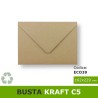 Busta in carta riciclata 162x229mm per biglietti di auguri A5