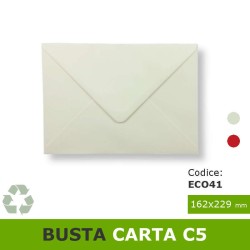 Busta in carta colorata 162x229 mm per biglietti di auguri A5 green
