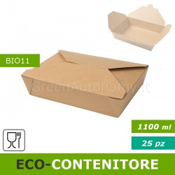 Eco-contenitore per cibo da asporto, take away