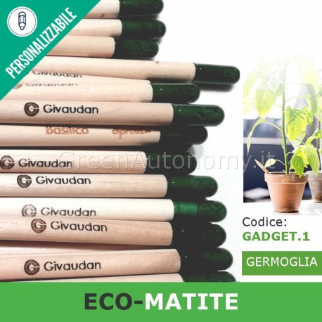 Matite Sprout, le matite piantabili personalizzate per gadget aziendali e  bomboniere green