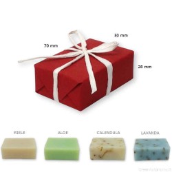 Saponetta artigianale made in italy regalo di Natale per lei