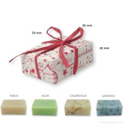 Saponetta artigianale naturale regalo di Natale aziendale per dipendenti