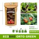 Ecobag idea regalo che germoglia con terra e semi di pomodoro