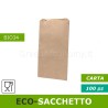 Eco-sacchetto carta per sfusi asporto food delivery