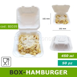 Eco-box contenitore hamburger doggy bag