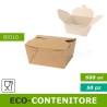 Eco-contenitore per asporto take away cibo a domicilio 600ml